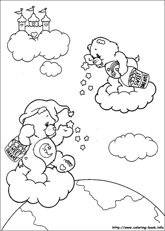 The Care Bears coloring picture